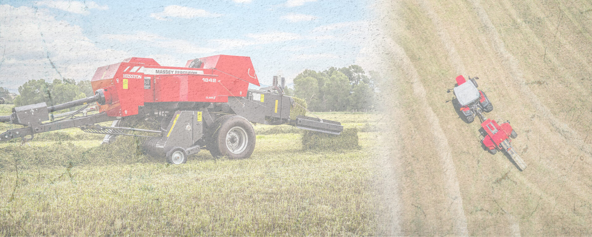 massey square baler